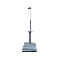 Simplie Fun Outdoor Garden Pool Shower With Chassis Board, For Swimming Pool, Patio, Terrace, Garden, Wood
