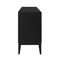 Streamdale Wooden Sideboard with 4 Doors and Adjustable Shelf