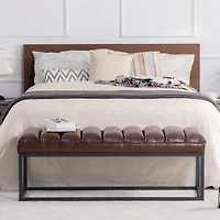 Streamdale Metal Base Upholstered Bench For Bedroom For Entryway