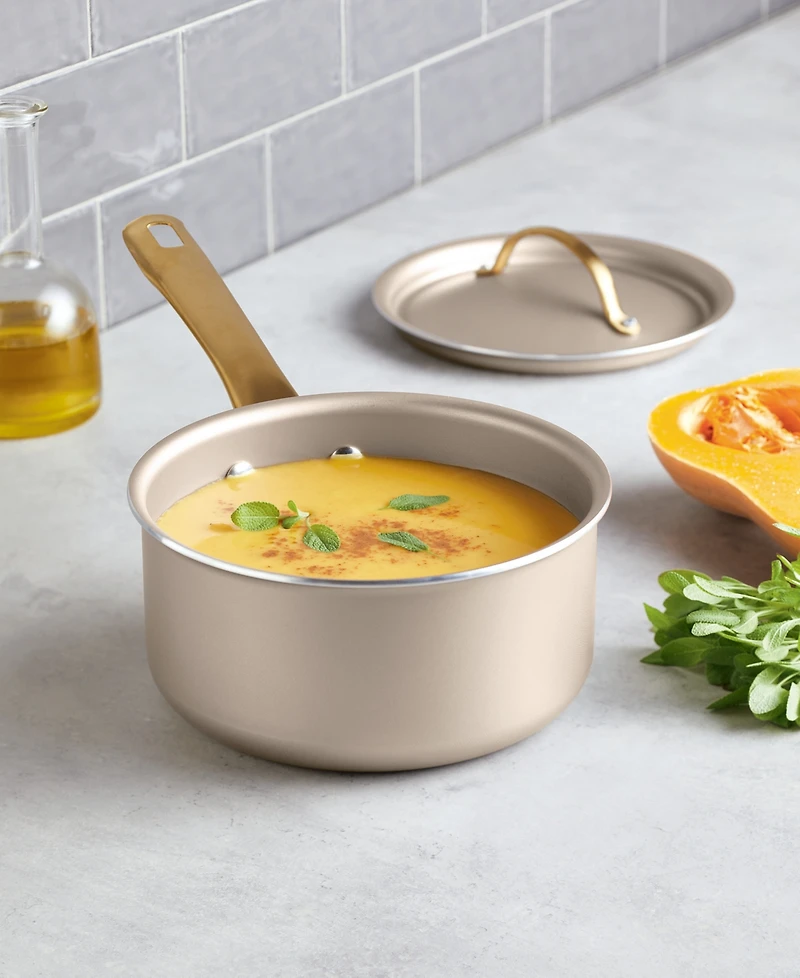 Farberware Radiant Aluminum 2-Quart Saucepan with Lid