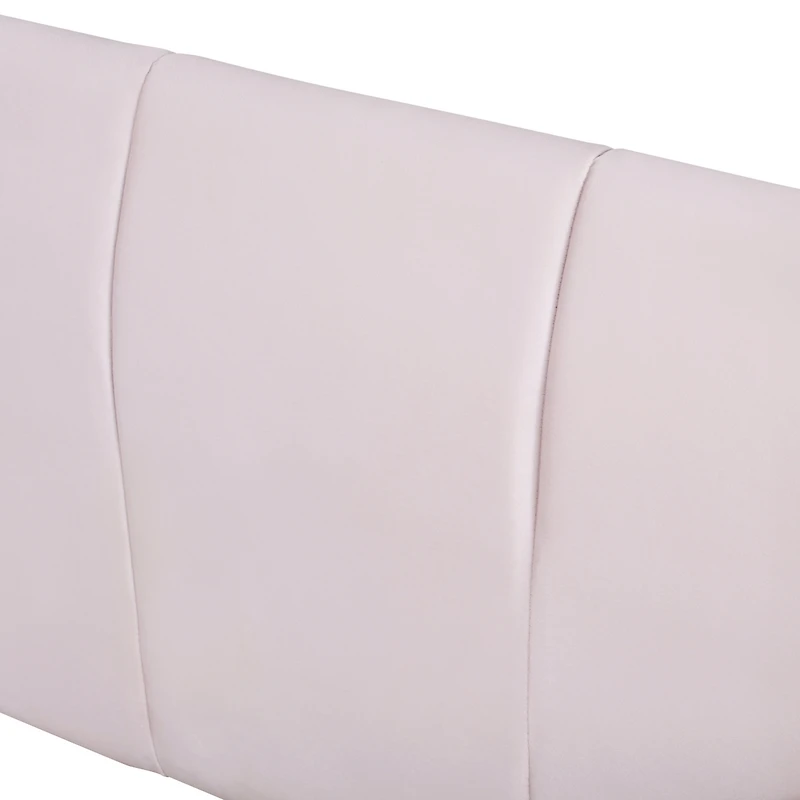 Streamdale Furniture Upholstered Bed with Desk & Stool