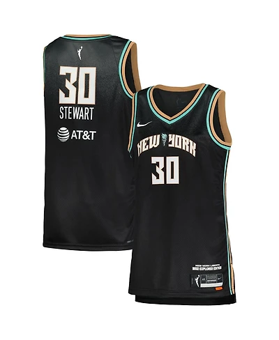 Nike Women's Breanna Stewart Black New York Liberty Explorer Edition Victory Jersey
