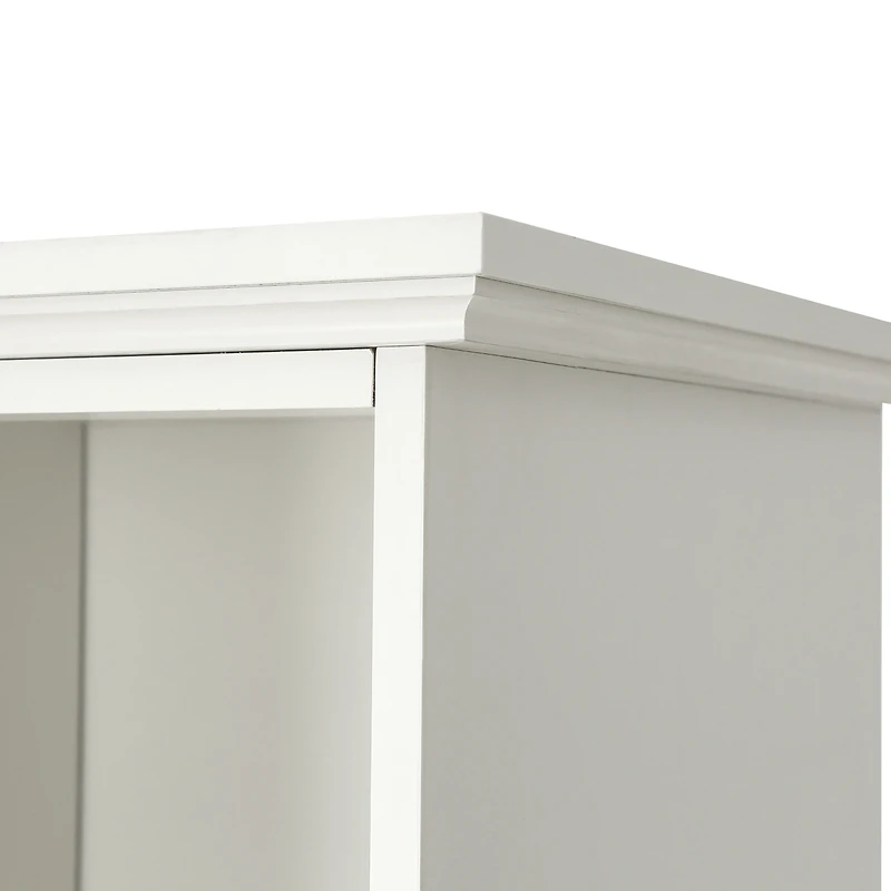 Streamdale 3-in-1 Hall Tree with Bench & Hooks (White)