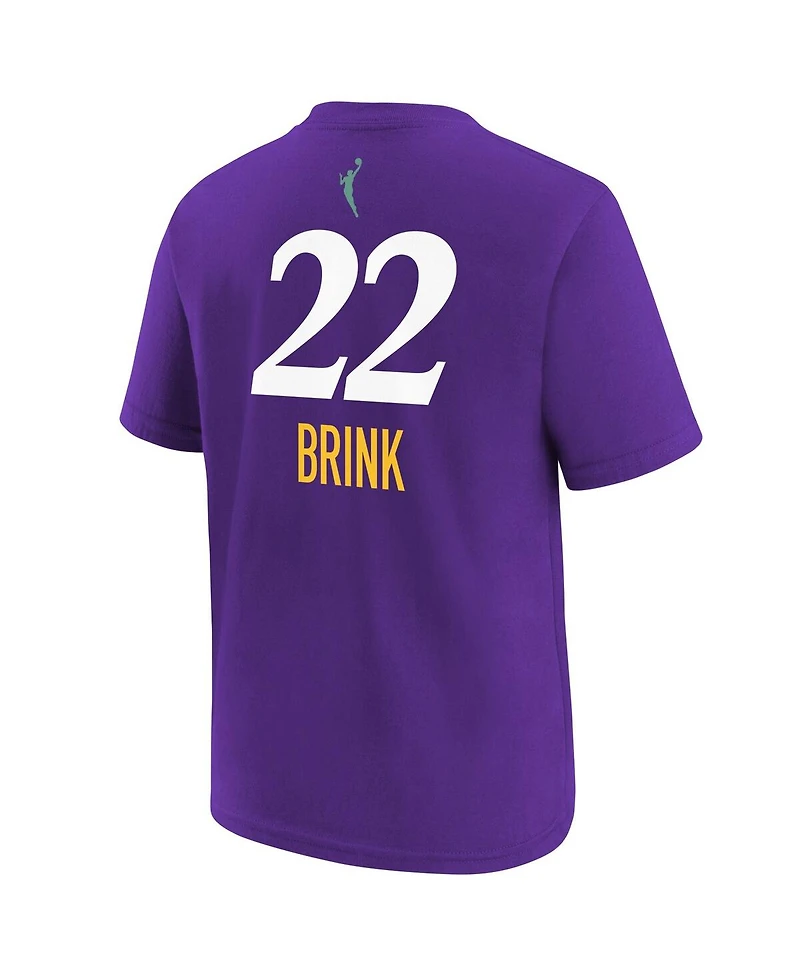 Nike Men's and Woman's Cameron Brink Purple Los Angeles Sparks 2024 Wnba Draft Name Number T-Shirt