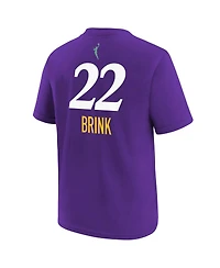 Nike Men's and Woman's Cameron Brink Purple Los Angeles Sparks 2024 Wnba Draft Name Number T-Shirt