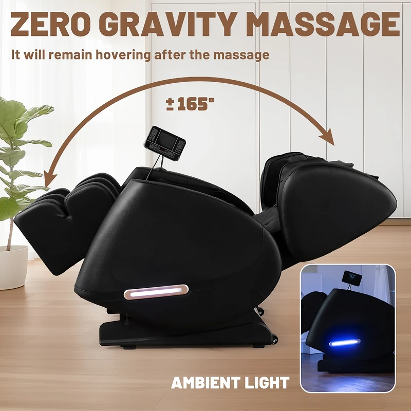 Streamdale Massage Chair Recliner With Zero Gravity With Full Body Air Pressure