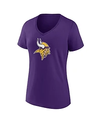 Fanatics Women's Branded Purple Minnesota Vikings Mother's Day V-Neck T-Shirt
