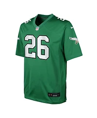 Nike Big Boys and Girls Saquon Barkley Kelly Green Philadelphia Eagles Alternate Game Player Jersey