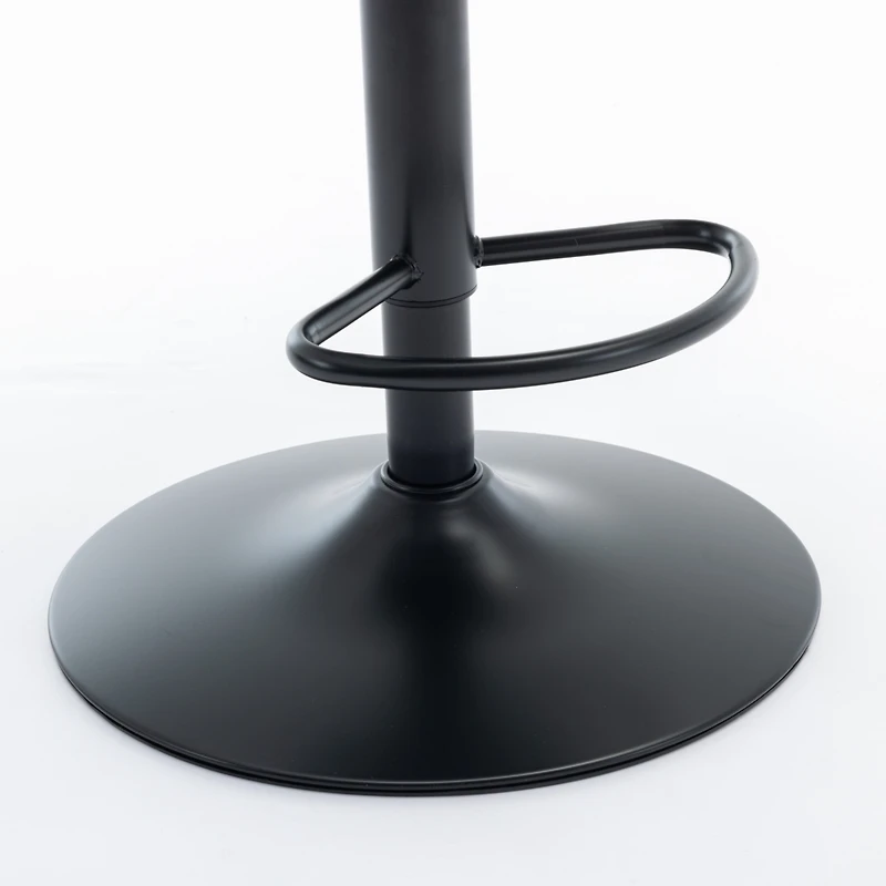 Simplie Fun Adjustable Velvet Barstools, Set of 2, Green