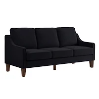 Streamdale Furniture Modern Velvet 3-Seat Sofa with Removable Cushions