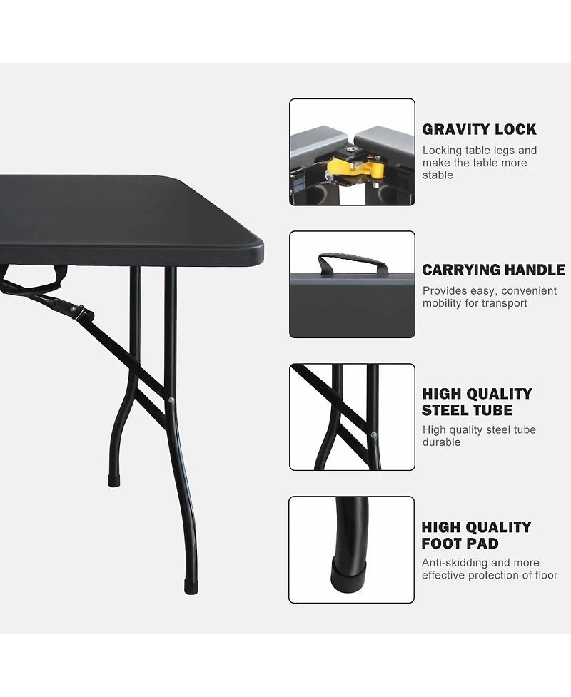 Streamdale Portable Folding Table for Camping and Parties