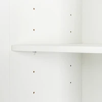 Streamdale White Wall-Mounted Storage Cabinet, 71"H