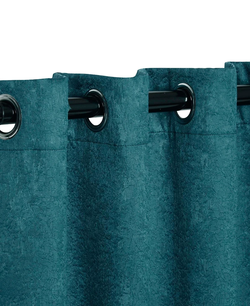 Superior Senna Textured Curtain Set of Panels with Grommet Header