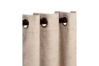 Superior Senna Textured Curtain Set of 2 Panels with Grommet Header, 52" X 108"
