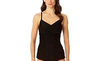 Coppersuit Women's Copper Control Cross Front Tankini Top