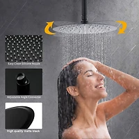 10" Rain Shower Combo Set with Handheld Head