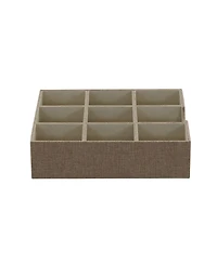 Household Essentials Drawer Organizer Tray, 9 Square Compartment