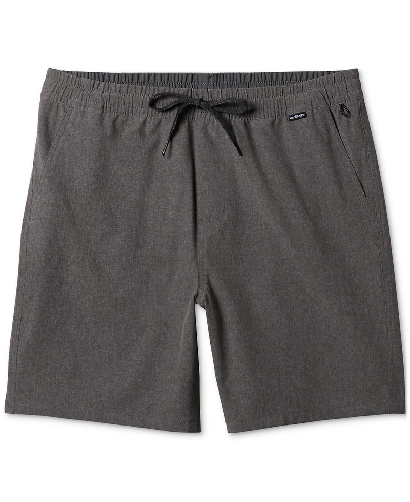 Quiksilver Men's Hybrid Taxer Heather Amphibian 18" Shorts