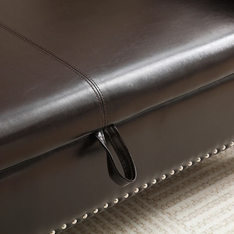 Streamdale 63" Upholstered End Bench with Flip-Top Storage