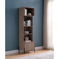 Simplie Fun Baker'S Cabinet Dark Taupe