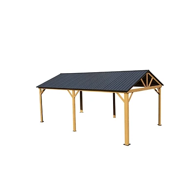 Streamdale Wooden Frame Gazebo Outdoor Pavilion for Patio & Garden