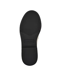 Calvin Klein Women's Zinna Almond Toe Casual Embellished Loafers