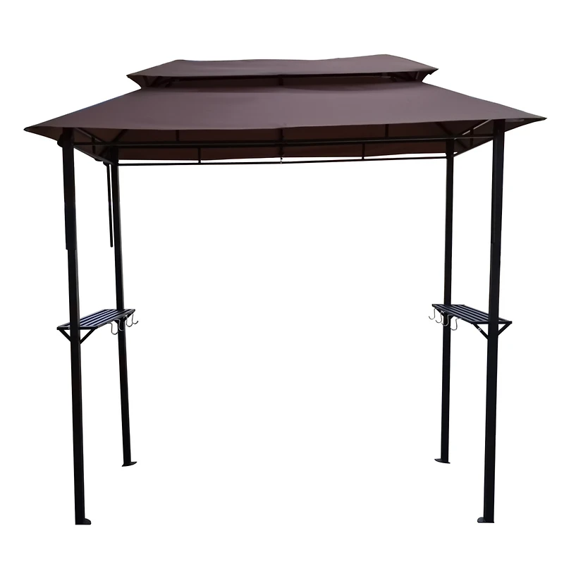 Streamdale 8'x4' Patio Gazebo with Canopy and Bar Counter