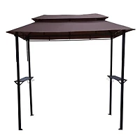 Streamdale 8'x4' Patio Gazebo with Canopy and Bar Counter