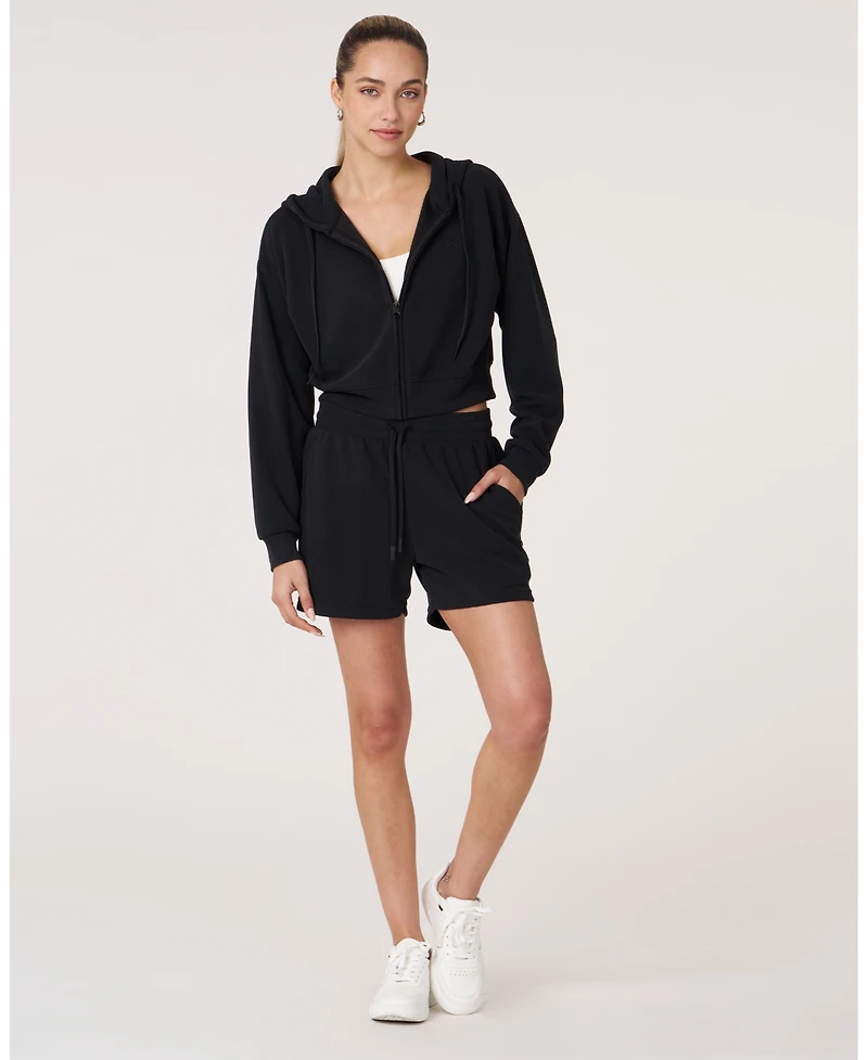 Rebody Active Women's Retreat Waffle Zip Up Jacket