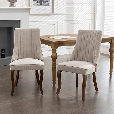 Streamdale Upholstered Dining Chairs with High Back Support
