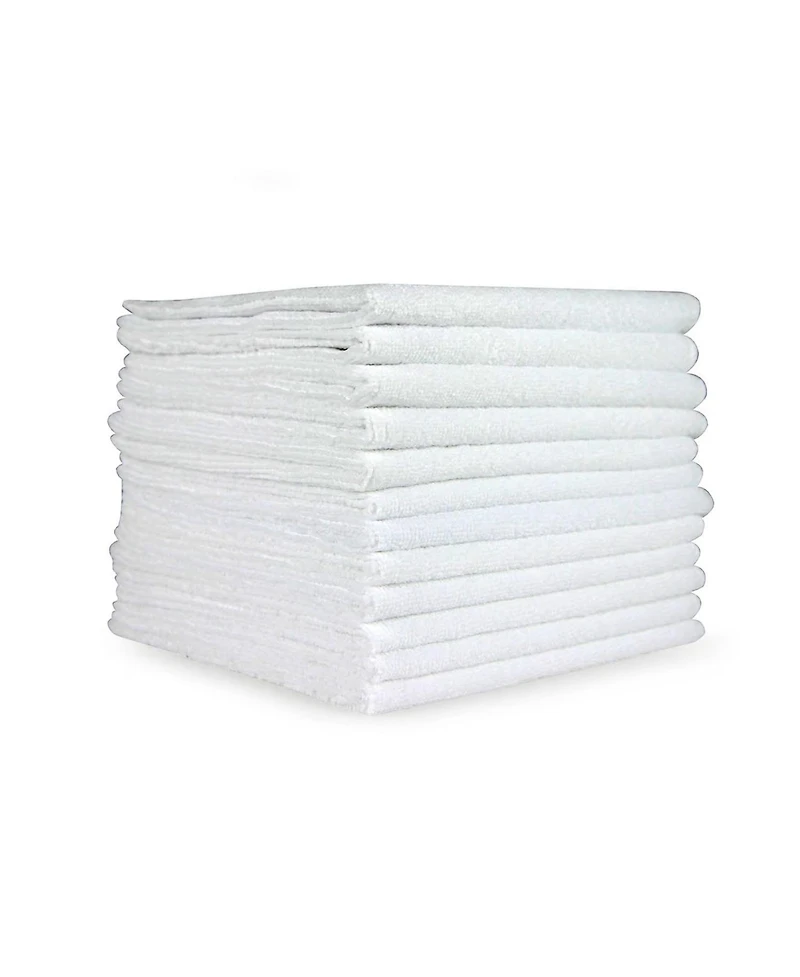 Arkwright Home Smart Choice Microfiber Cloths (12 Pack), 16x16, 35 Grams, Multi-Purpose, Reusable, Color Options