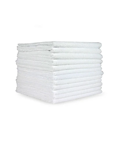Arkwright Home Smart Choice Microfiber Cloths (12 Pack), 16x16, 35 Grams, Multi-Purpose, Reusable, Color Options