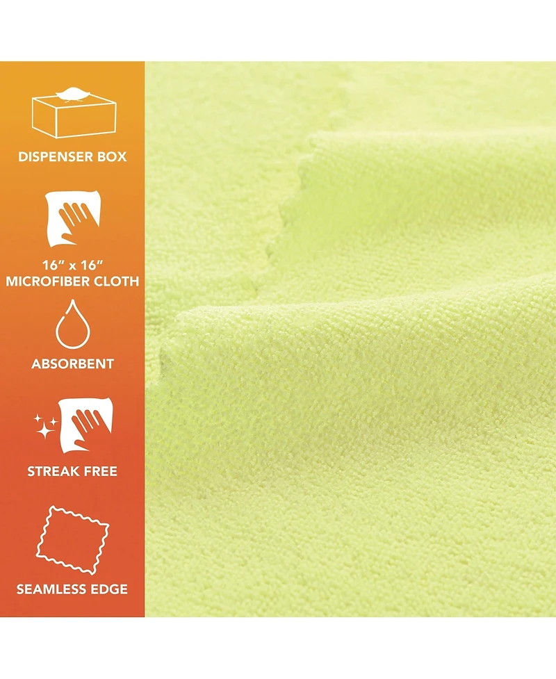 Arkwright Home Arkwright SmartRags Xl Microfiber Cleaning Cloths (Box of 50), 35 Grams, 16x16, Reusable, Multi-Purpose, Color Options