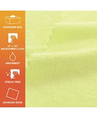 Arkwright Home Arkwright SmartRags Xl Microfiber Cleaning Cloths (Box of 50), 35 Grams, 16x16, Reusable, Multi-Purpose, Color Options