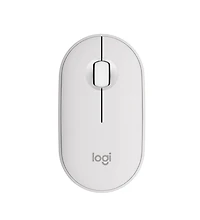 Logitech Pebble Slim Bluetooth Wireless Mouse 2 M350S, Tonal White