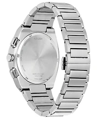 Citizen Eco-Drive Men's Chronograph Modern Axiom Stainless Steel Bracelet Watch 43mm