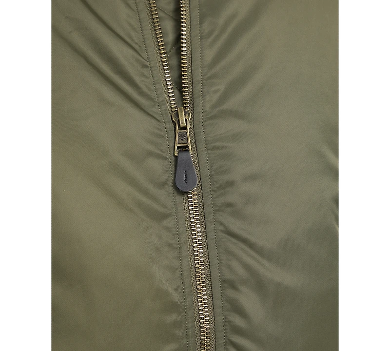 Guess Jeans Men's Water-Repellent Full-Zip Bomber Jacket