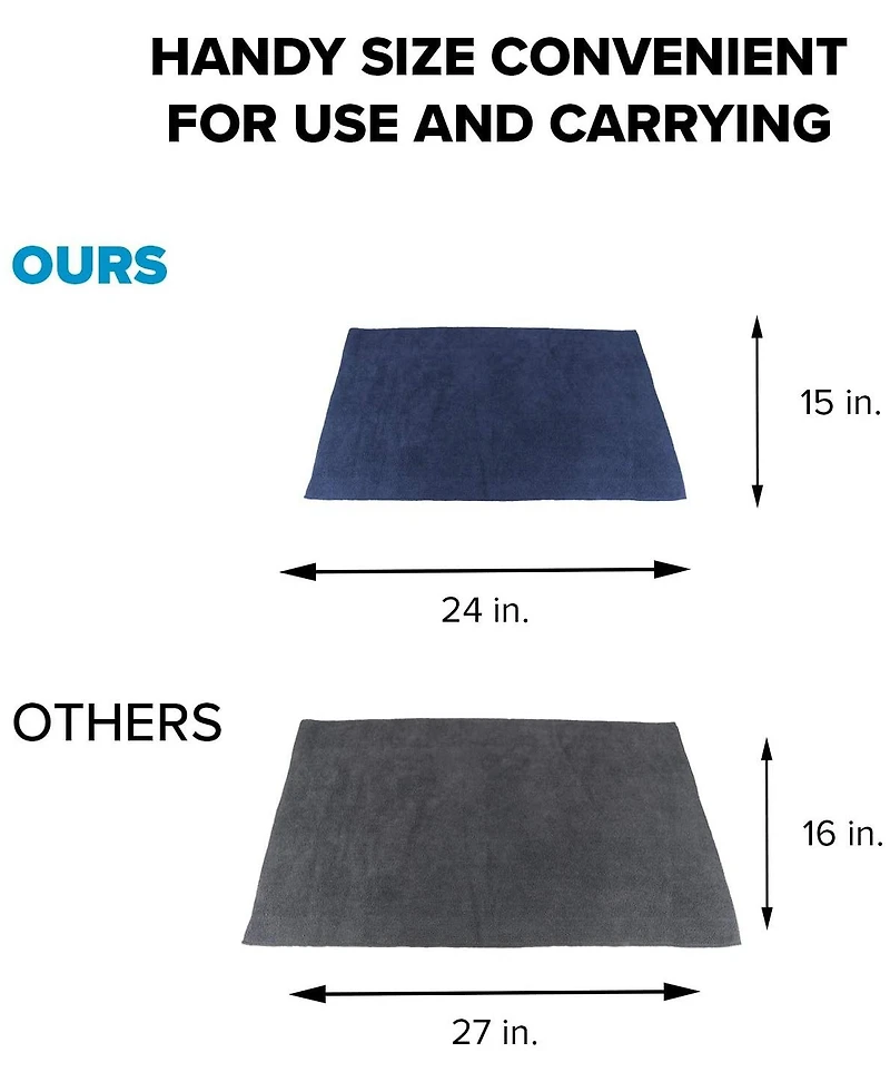 Arkwright Home Smart Choice Microfiber Hand Towels (12 Pack), 15x24 in., Color Options