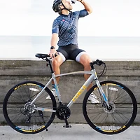 Streamdale 24-Speed Hybrid Bike Disc Brake