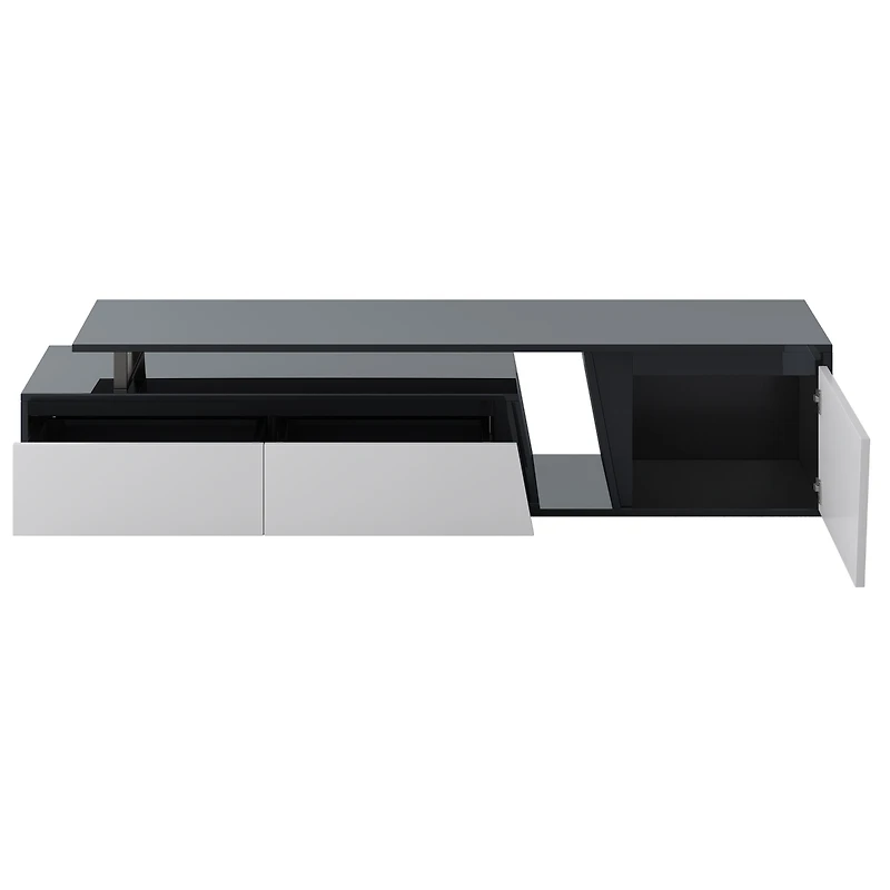 Streamdale Rectangle Tv Stand, 2 Drawers, 1 Cabinet, Up to 100"