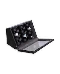 Bey-Berk Polished Ash Wood Twelve Watch Winder
