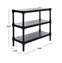 Rafiki 3 Shelf Console Table