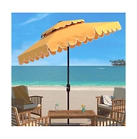 Safavieh Venice 9Ft Rnd Double Top Crank Umbrella