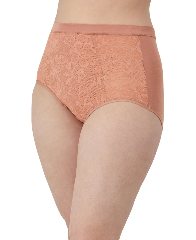 Bali Women's Breathe Lace High-Rise Brief Underwear Dfclbf