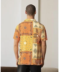 Carre Men's Bandana Ultra Button Up Shirt