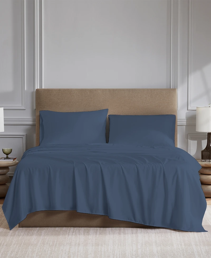 Purity Home Ultra-Light Cool Crisp 100% Cotton Percale -Pc. Sheet Set