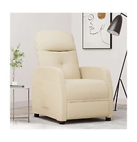 Recliner Cream Fabric