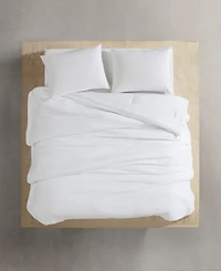 Closeout! Calvin Klein Seersucker 3 Piece Duvet Cover Set, Queen