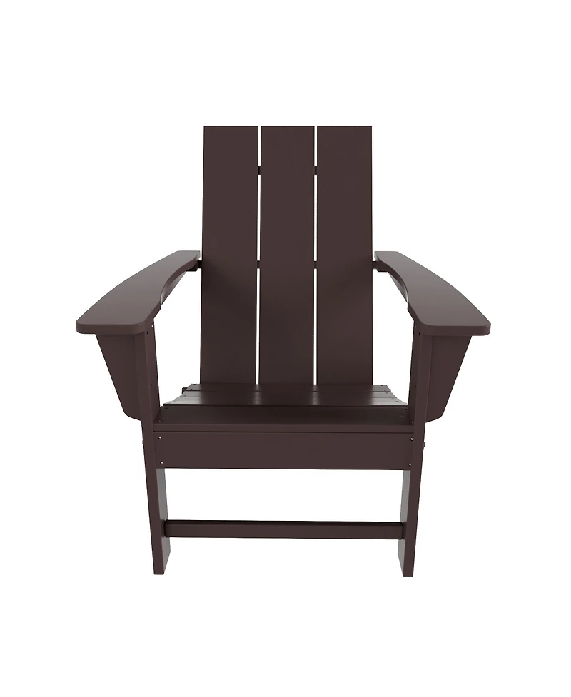 WestinTrends Modern Outdoor Folding Adirondack Chair (Set of 4)