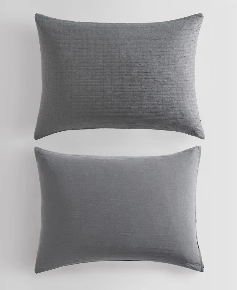 Calvin Klein Seersucker 3 Piece Comforter Set